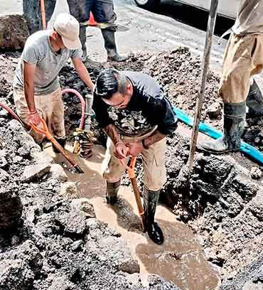 deteccion de fugas de agua en muros suelo concreto redes hidraulicas